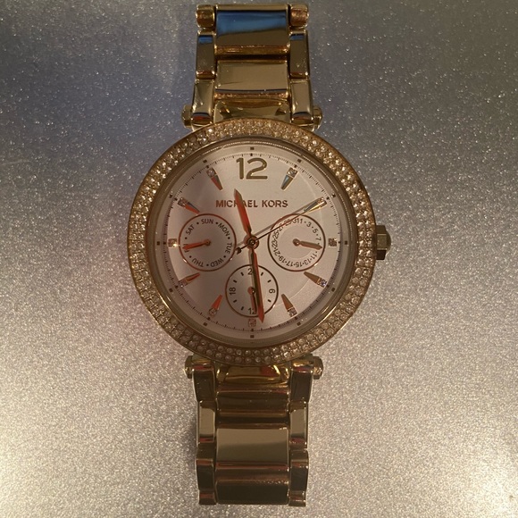 Michael Kors Women\'s Parker Gold Tone Watch main image 4